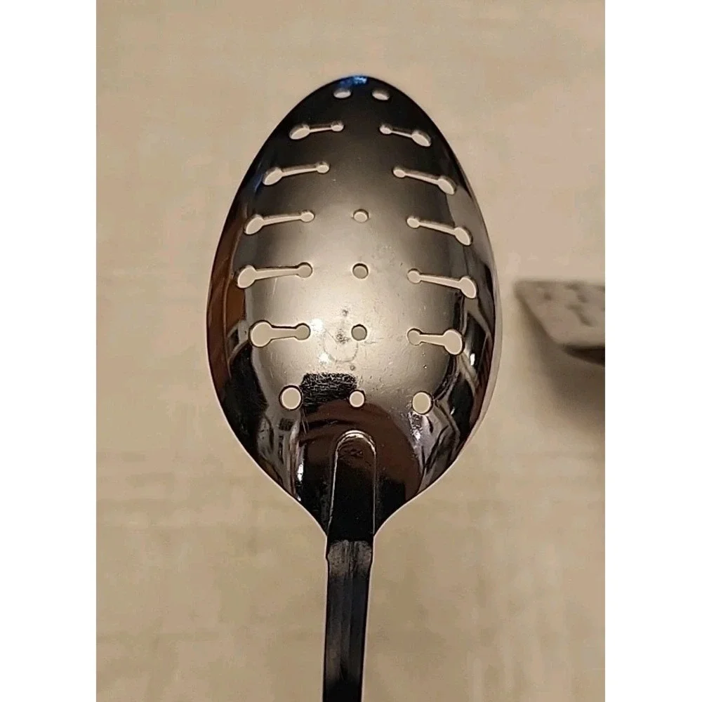 Ekco Slotted Spatula Spoon Stainless Tulip Design Vintage Kitchen‎ Utensil Lot 2